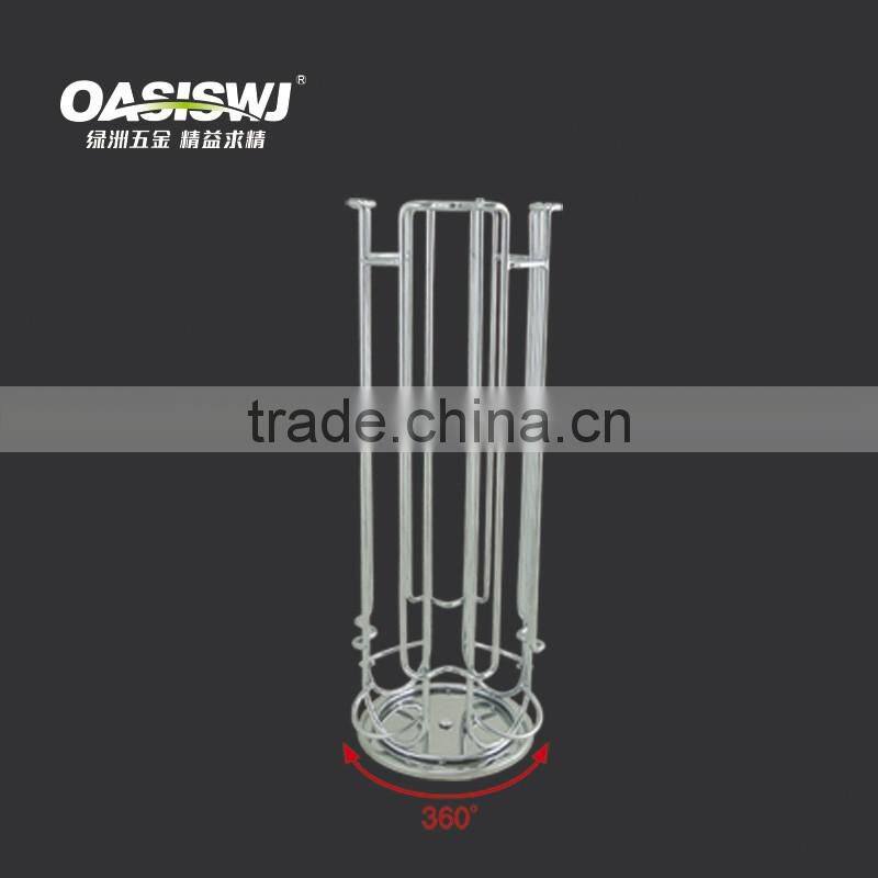 Metal modern and elegant Rotate chrome plate coffee capsule holder