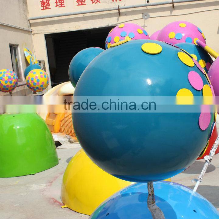 FRP round candy for Children park