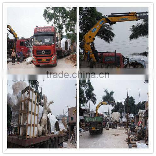 Fiberglass little man cartoon character