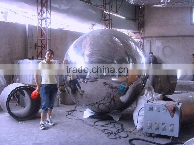 Garden ornaments different size stainless steel ball