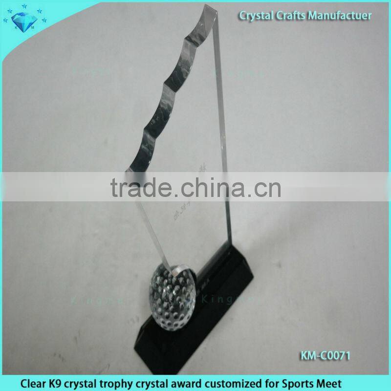 Round Shaped Crystal Photo Frame