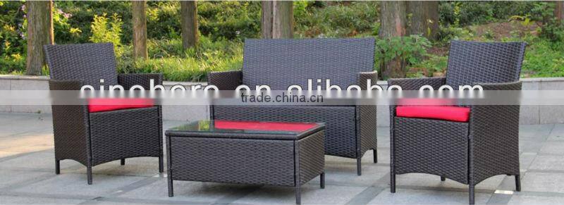 Outdoor furniture 4pcs KD Style rattan wicker Sofa Set