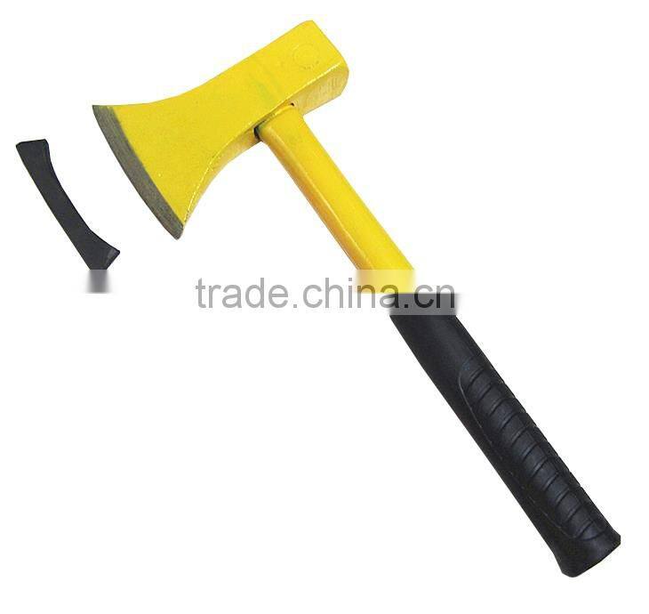 high carbon steelaxe with steel handle household hatchet toolaxe woodaxe