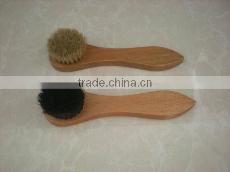 wooden shoe brush