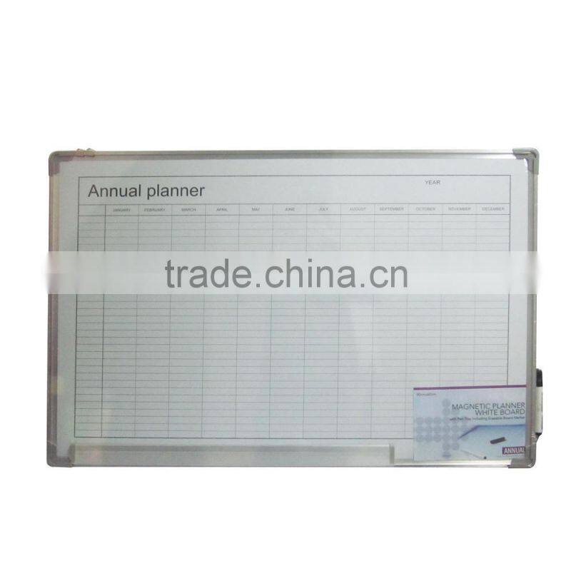 2014 new design 60cm office magnetic whiteboard calendar