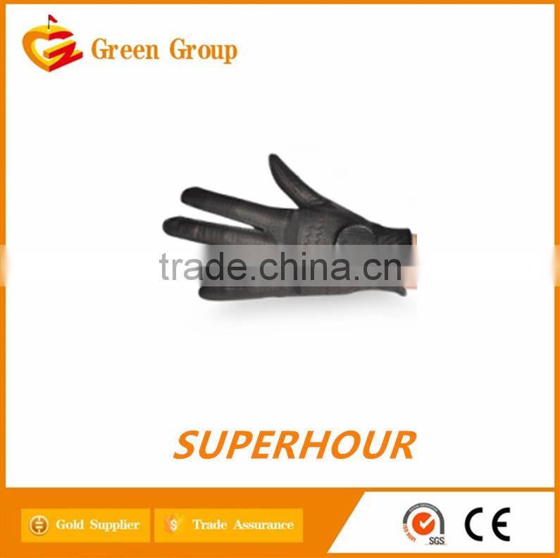 2017 Great quality PU synthetic leather SUPERHOUR Golf Gloves custom designed for golf