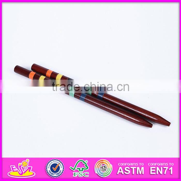 2016 Outdoor garden 6 player funny children wooden croquet mallet W01A171