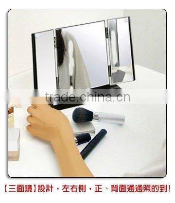 Compact mirror wooden Cosmetic makeup mirror