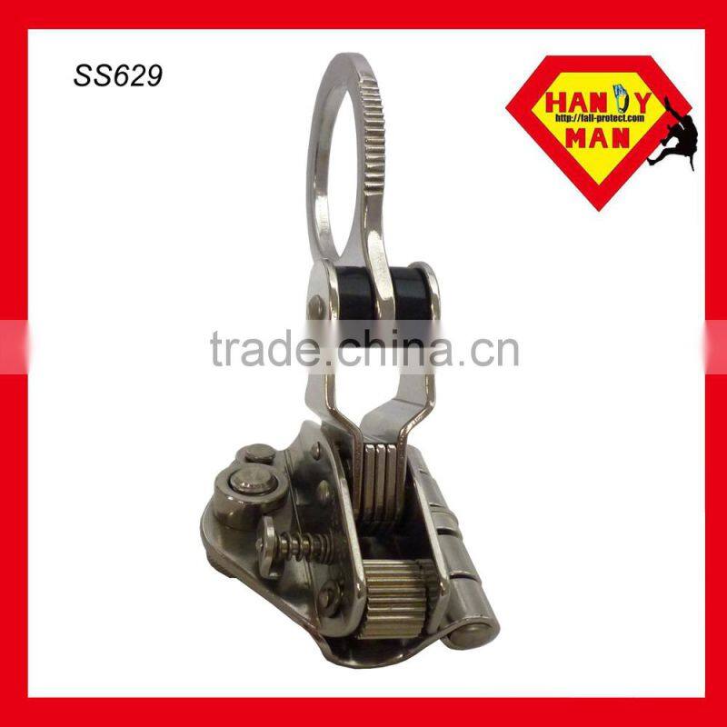 SS629 Rope Grab With 2" Eye and Anti Panic