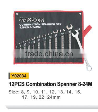 Y02031 8PCS 6-22MM combination spanner set