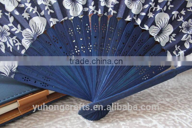 Bamboo crafts advertising fan for promotion