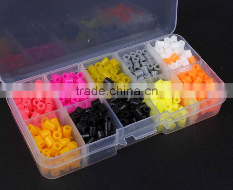 2016 Hot Selling 5mm DIY Eco-friendly Cartoon Perler Beads Educational Hama Perler Beads Wholesale