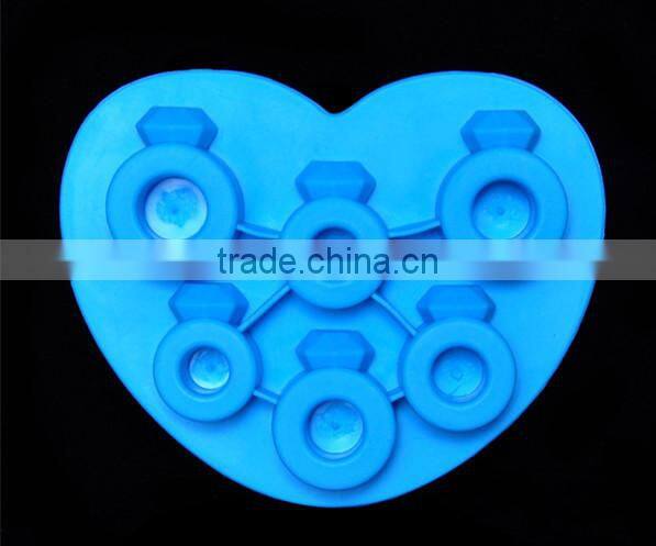 Fashion silicone ice cube tray for shooter glass mold