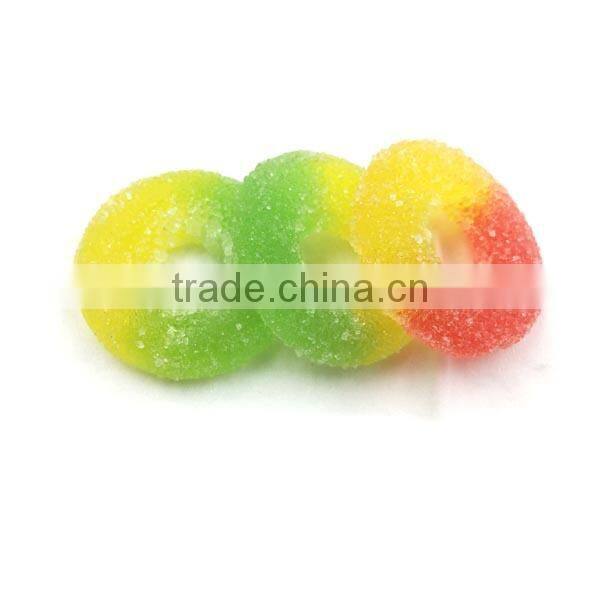 Circle Shape Soft Chewy Candy Yummy Gummy Candy