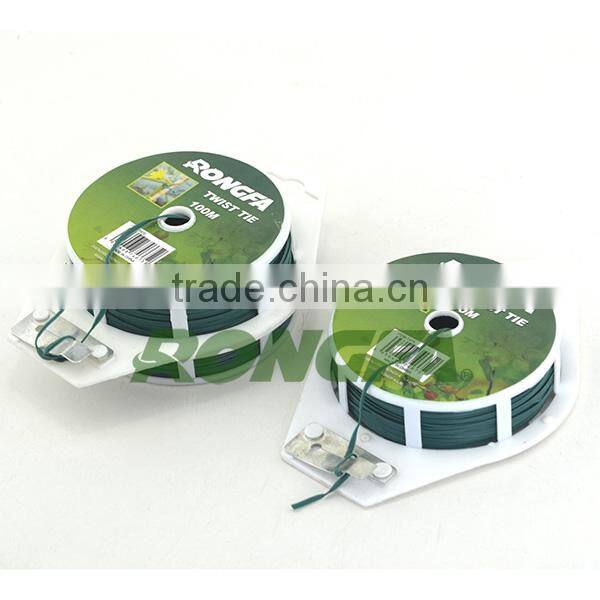 12cm waterproof plastic metal wire twist ties for agriculture and garden