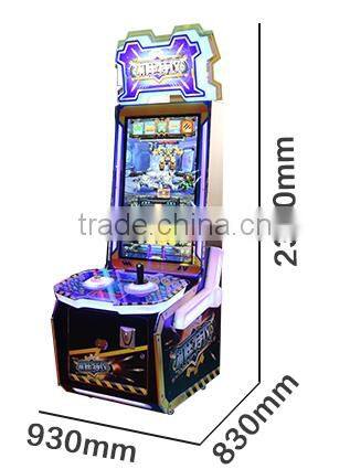 More attactive coin operated Robot Attack amusement redemption lottery game machine for sale