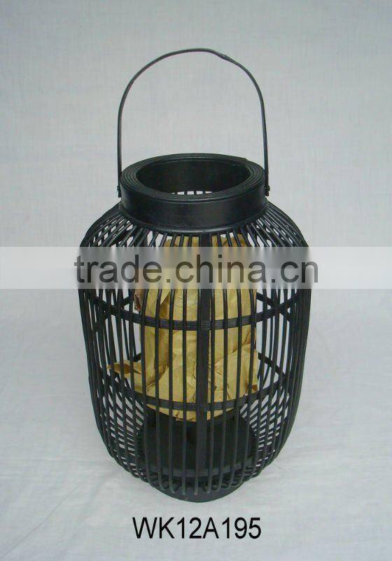 2013 New designed flower bamboo hanging lantern paper lantern