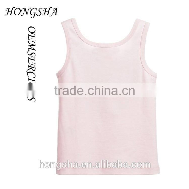 Latest Pictures Of Fancy Girls Pale Pink Sequin Watermelon Vest Tops Designs HST7834