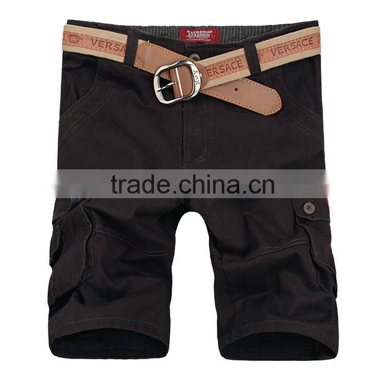 Vintage military army cargo shorts in slim fit