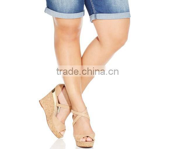 Hydraulic Plus Size Distressed Cuffed Denim Bermuda Shorts, Sammie Wash