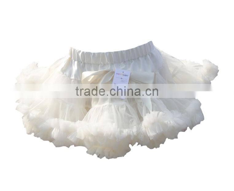 High quality wholesale kids skirt chiffon pettiskirt tutu