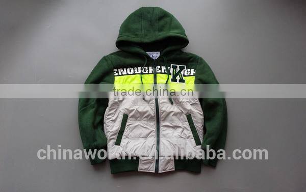 cheapest soft feeling windproof padded boys jackets