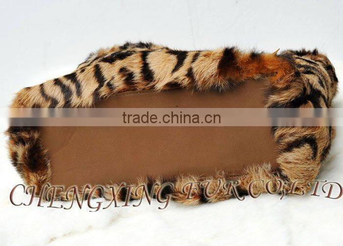 CX-H-07 Genuine Rabbit Fur Fashion 2017 Ladies Handbags