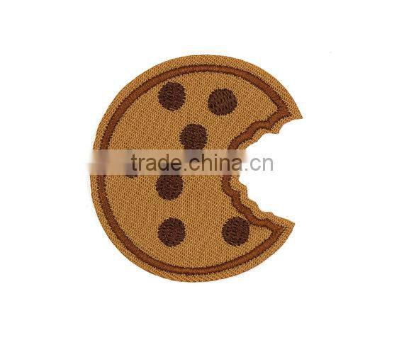2017Customized cookies Embroidery Patch, virious Embroidered wholesale Logo Patch