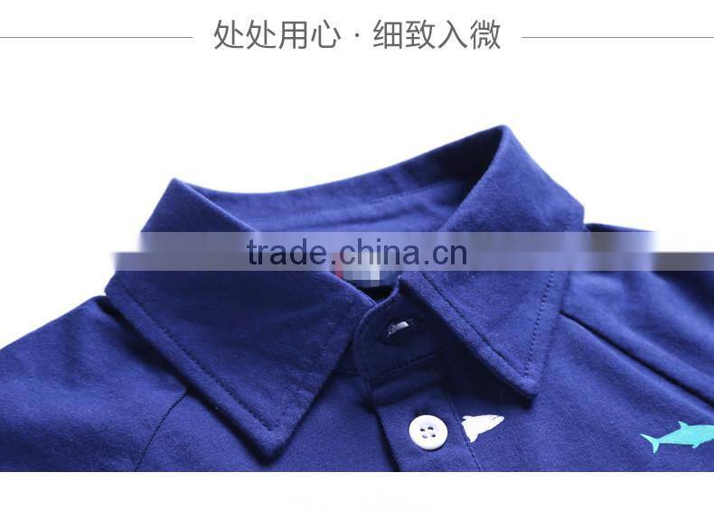 Fashion Kids Clothing Kids T-shirt 100% Cotton Polo Shirts For Children