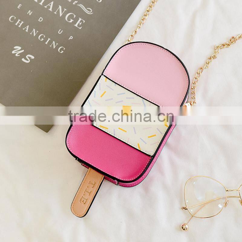 Factory cheap Bags Travel unique Girl Child Kids fashion School Bag purse for kids ice lolly