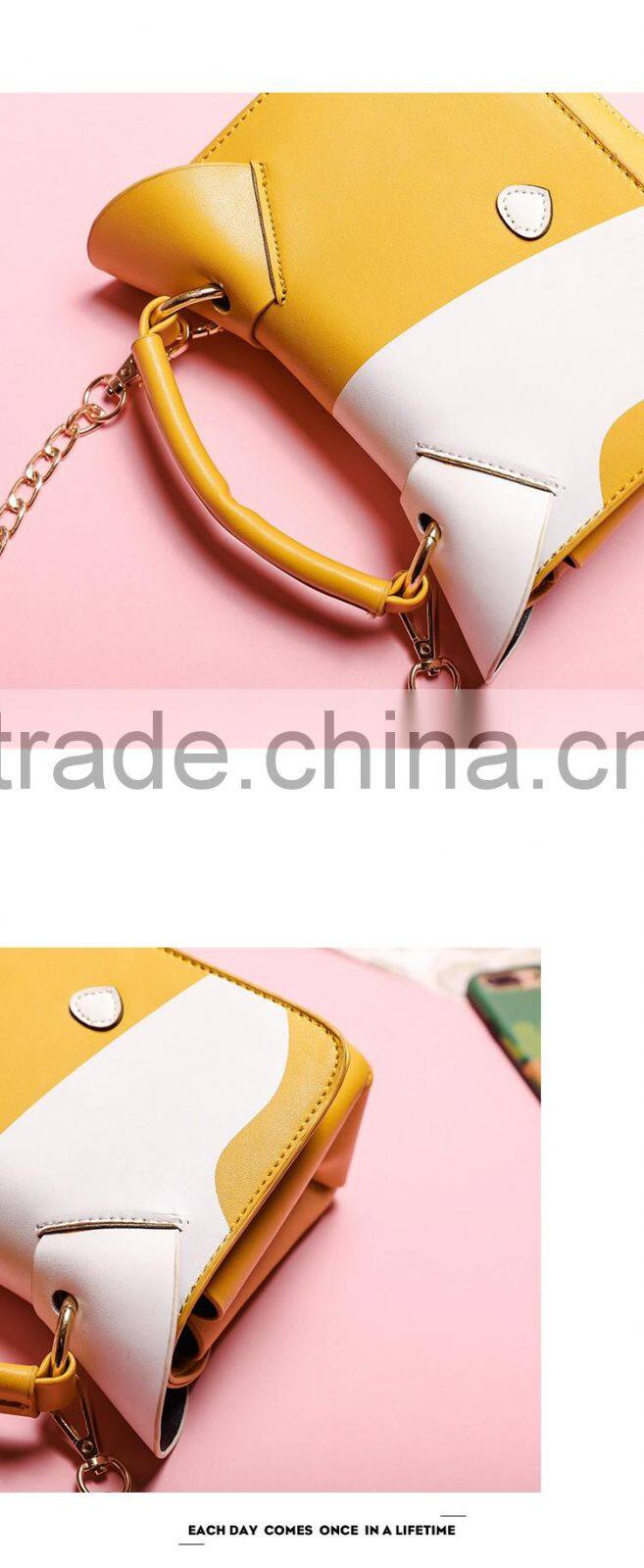 Cute Women Bag Baby Girl Mini Shoulder Cross Body Chain Bags black yellow white young girls bags