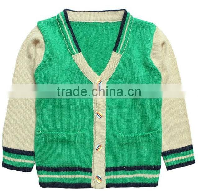 little baby boy v collar kids wool cashmere cardigan sweater