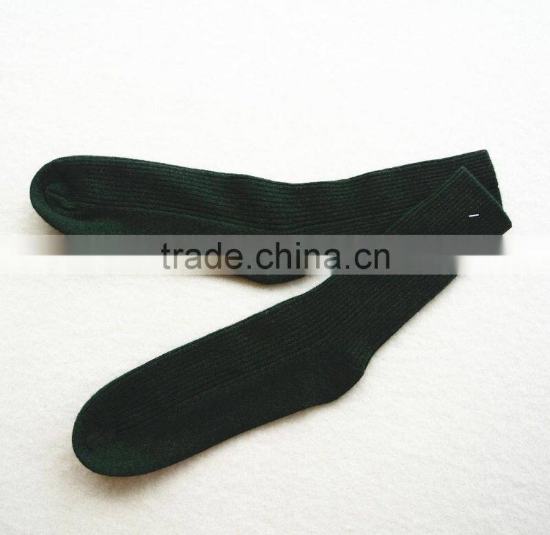 Alibaba China wholesale mens long cashmere flat and rib knit socks