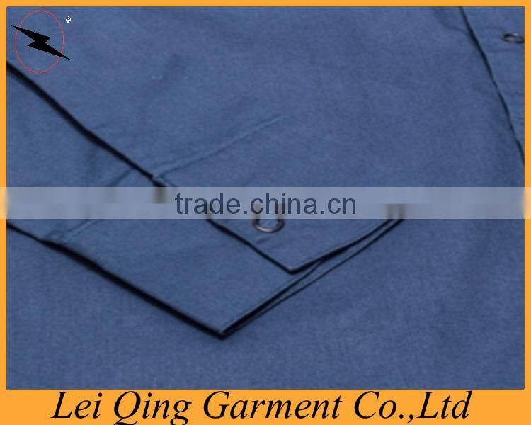 Mens long sleeve stone washed denim shirts