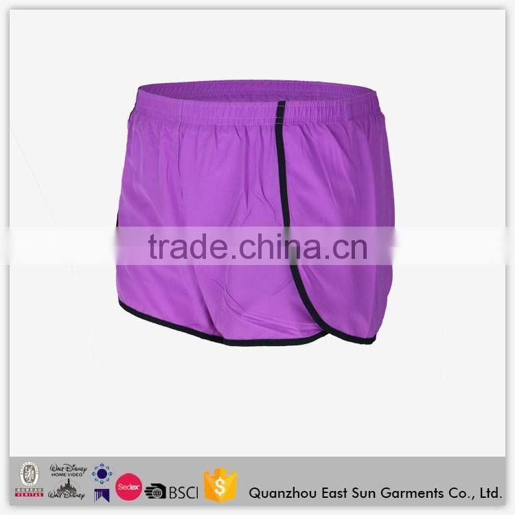 Top Quality Latest Design Hot Sexy Women's Fitness Apparel Colorful Running Sport Shorts With Double Layer Yoga Pants