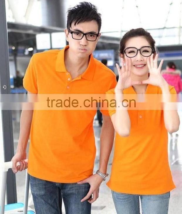 high quality cheap customized unisex's polo T-shirt