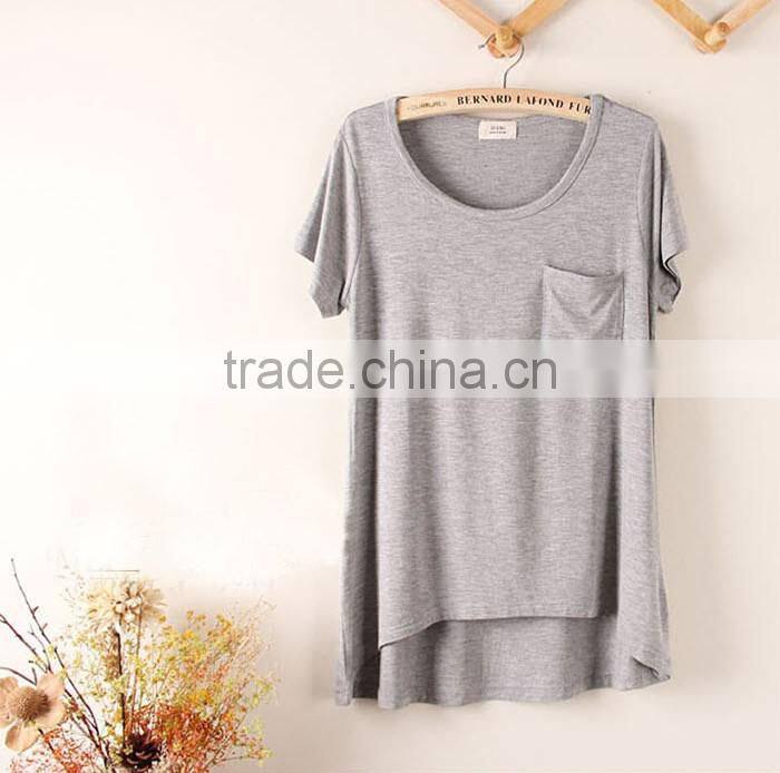 hot sell cool summer candy color modal blouse