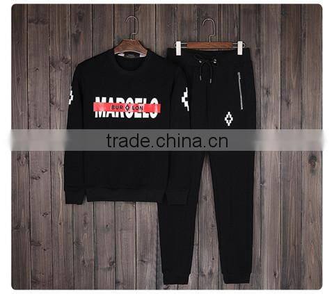 2016 new design clothes without hooded pullover sets