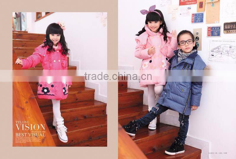 High quality girls winter jacket