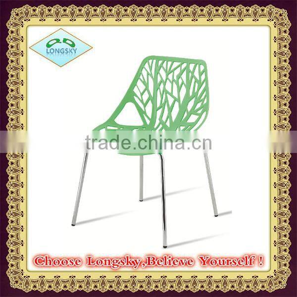 Hot sale bird nest design metal frame plastic chairs garden chairs outdoor furniture