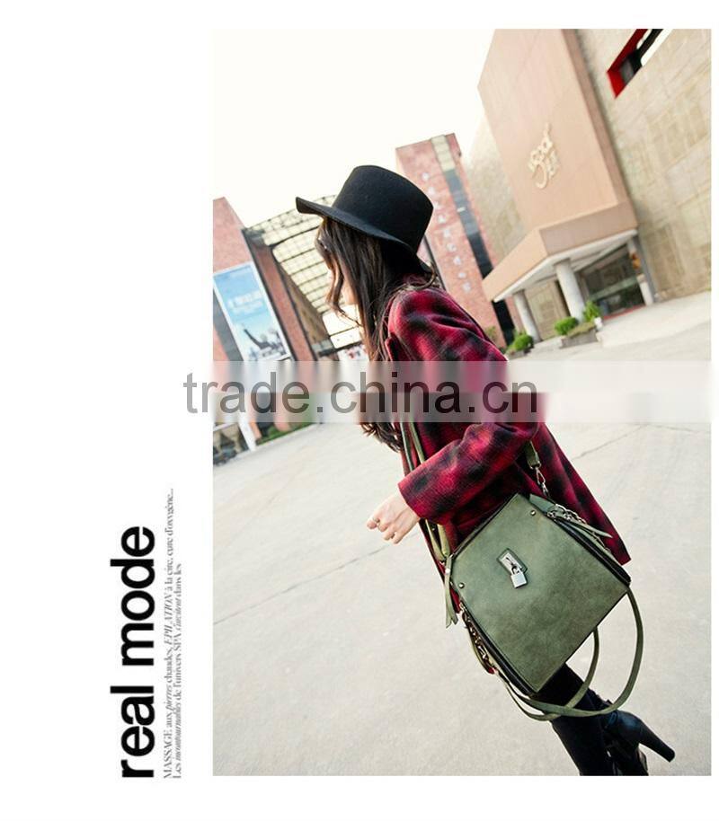 High Quality PU Leather Women Crossbody Bags Fashion Scrub Leather Shoulder Messenger Bag