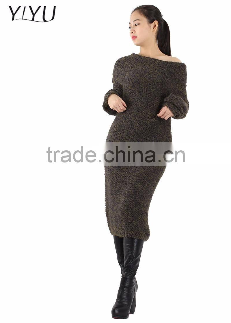 Spring Autumn Women sexy Sweater Dresses Winter Christmas Long Sweaters Knitted Thick Warm Sweater and Pullovers Burderry Jumper