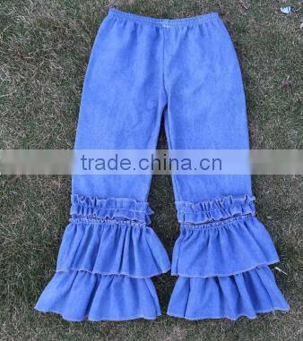 wholesale icing girls pants houndstooth leggings baby icing ruffle pants