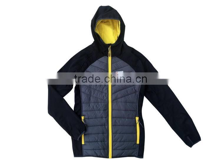 Wholesale fitness clothing padded coat warm down jacket
