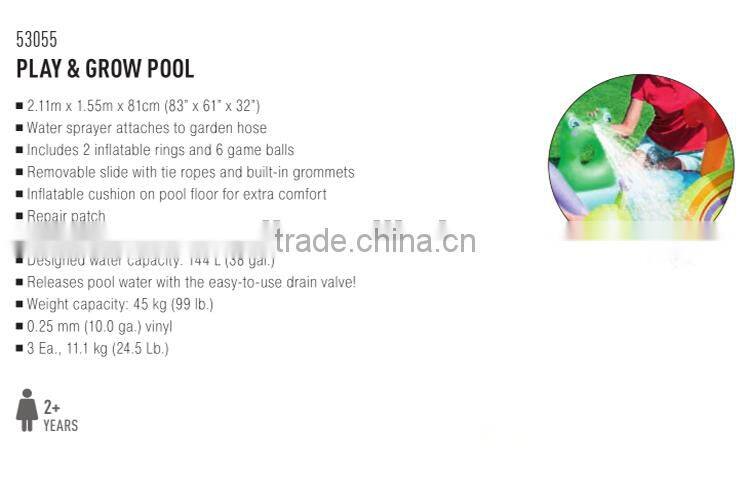Bestway 2.11 m x 1.55 m x 81 cm garden play pool