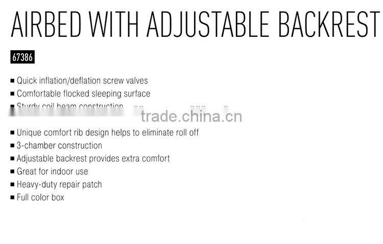 Bestway Adjustable Backrest Flocking Mattress