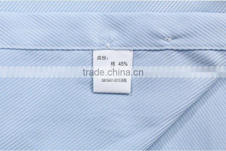 Latest design multicolor stripes fashionable light colored casual dress long sleeve men's custom t shirt