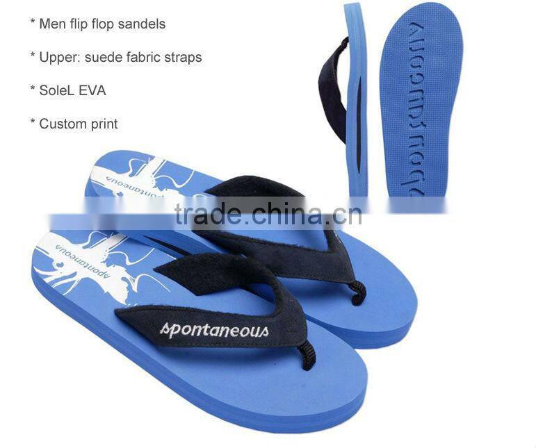 custom made men flip flop sandals