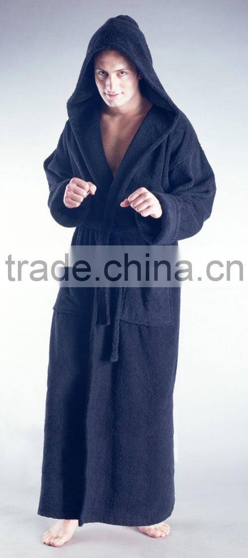 Pakistan Fashion Design men 100% Cotton Bathrobe