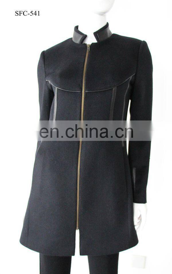100% Ladies' Pure Cashmere Coat Classic Style